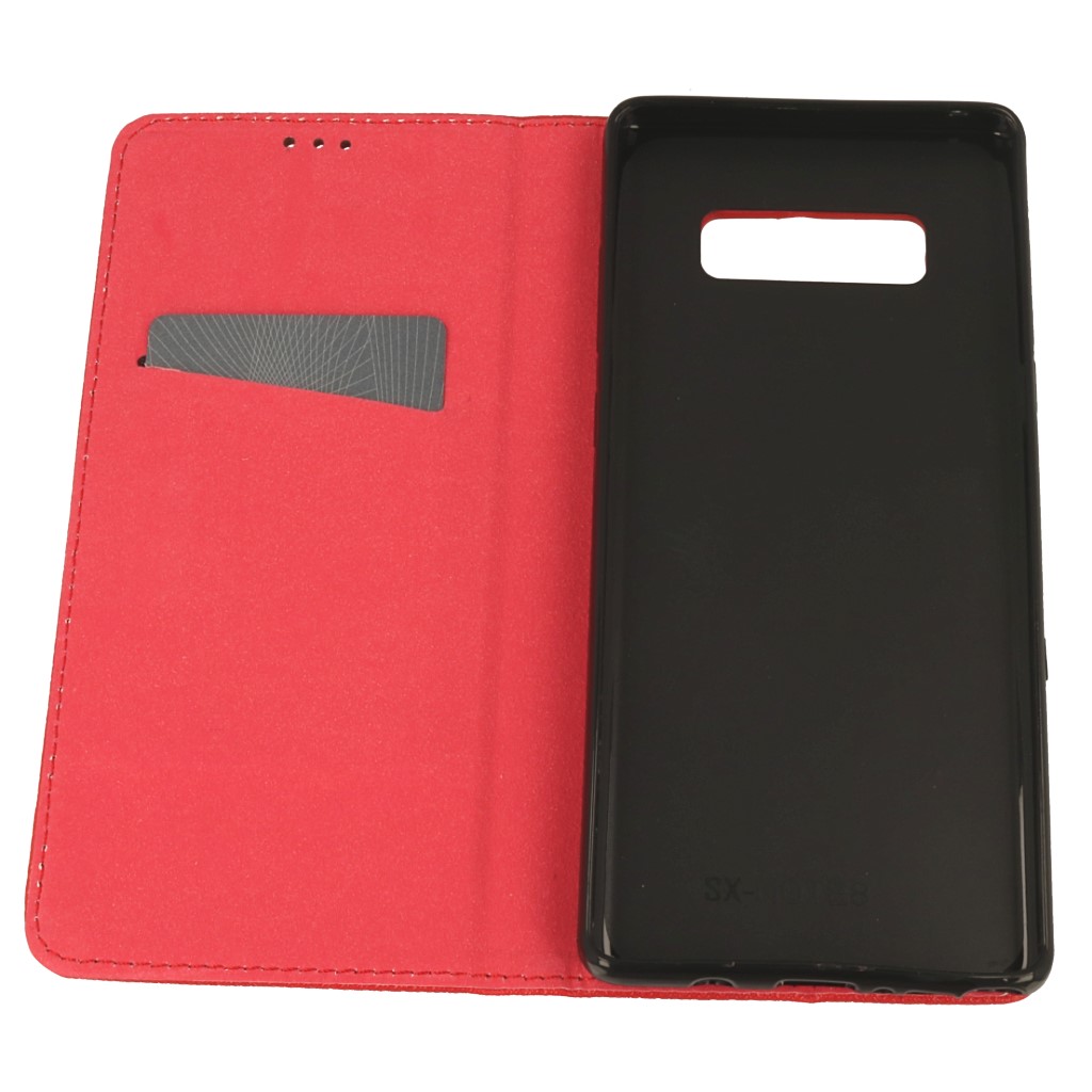 Pokrowiec etui z klapk Magnet Book czerwone SAMSUNG Galaxy Note 8 / 7