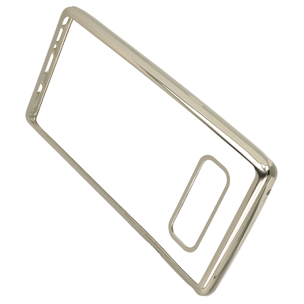 Pokrowiec etui elowe Ultracienkie z ramk srebrne SAMSUNG Galaxy Note 8 / 4