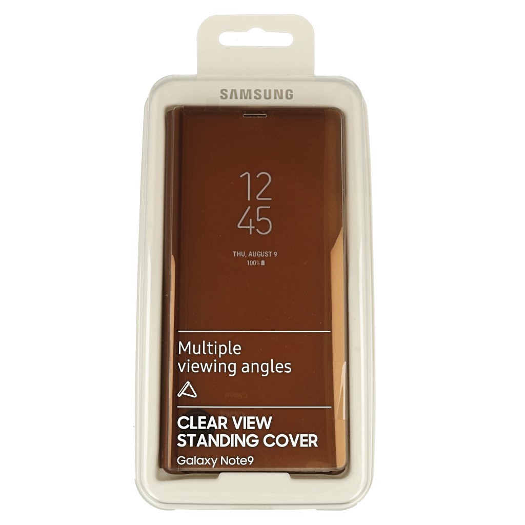 Pokrowiec oryginalne etui Clear View Standing Cover EF-ZN960CA brzowe SAMSUNG Galaxy Note 9 / 2