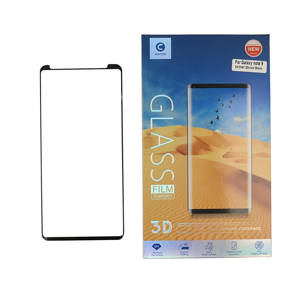 Szk�o hartowane na ekran MOCOLO TG+3D czarne SAMSUNG Galaxy Note 9 / 4