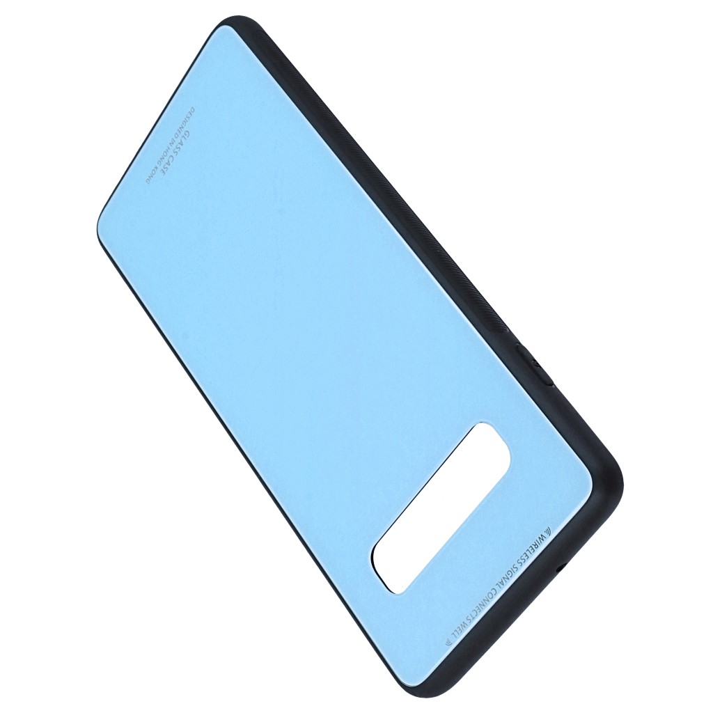 Pokrowiec back case Glass Case niebieskie SAMSUNG Galaxy S10 / 4