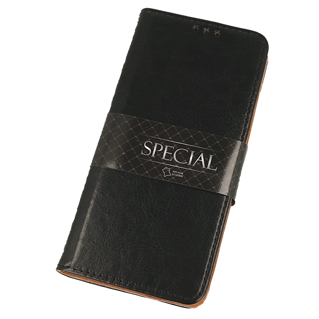 Pokrowiec etui skrzane Flexi Book Special czarne SAMSUNG Galaxy S10 / 2