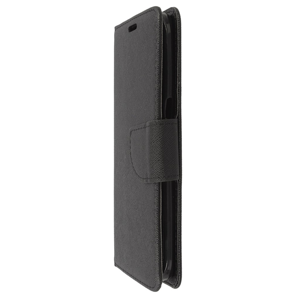 Pokrowiec etui z klapk na magnes Fancy Case czarne SAMSUNG Galaxy S7 Edge / 7