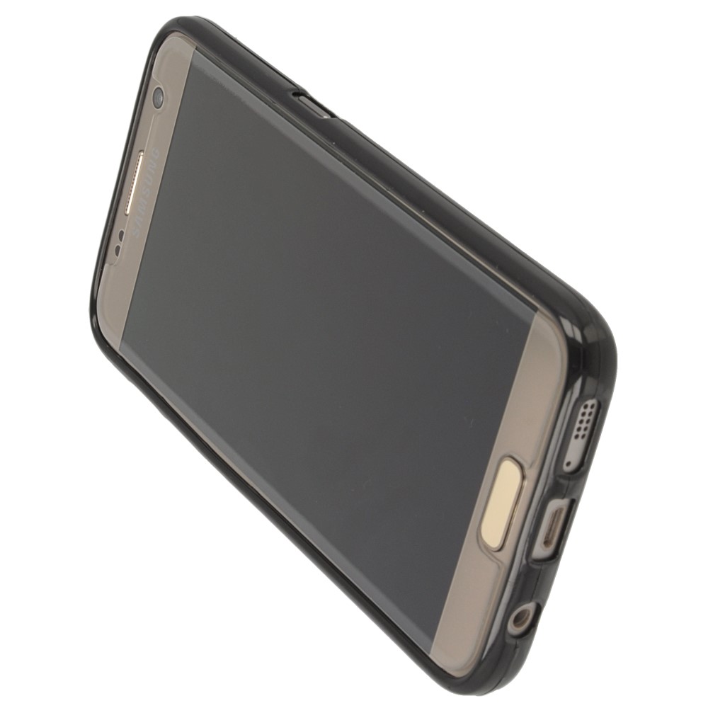 Pokrowiec silikonowe etui BACK CASE czarne SAMSUNG Galaxy S7 / 4