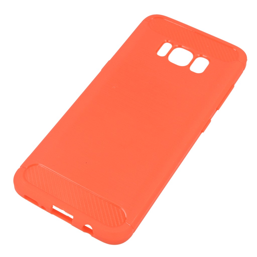 Pokrowiec etui pancerne Karbon Case czerwone SAMSUNG Galaxy S8