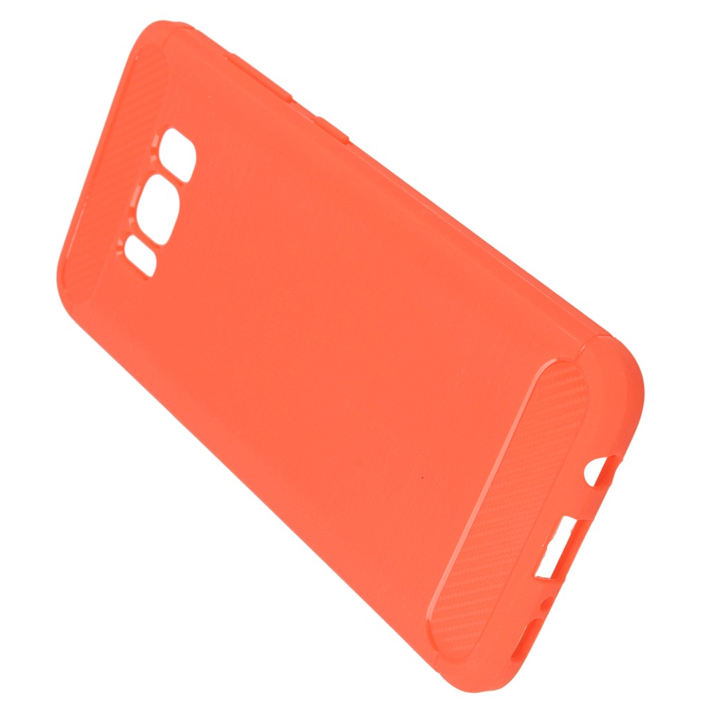 Pokrowiec etui pancerne Karbon Case czerwone SAMSUNG Galaxy S8 / 5