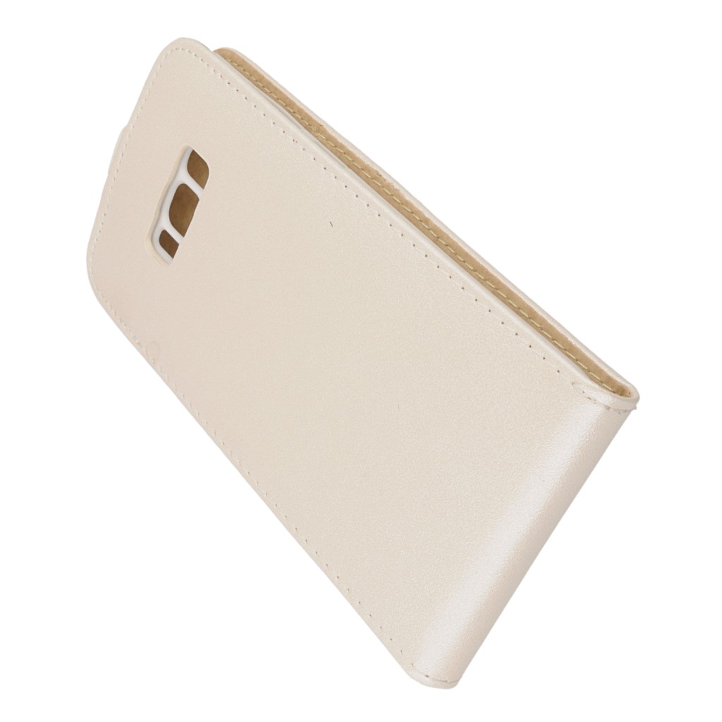 Pokrowiec z klapk na magnes Prestige Slim Flexi biay SAMSUNG Galaxy S8+ / 4