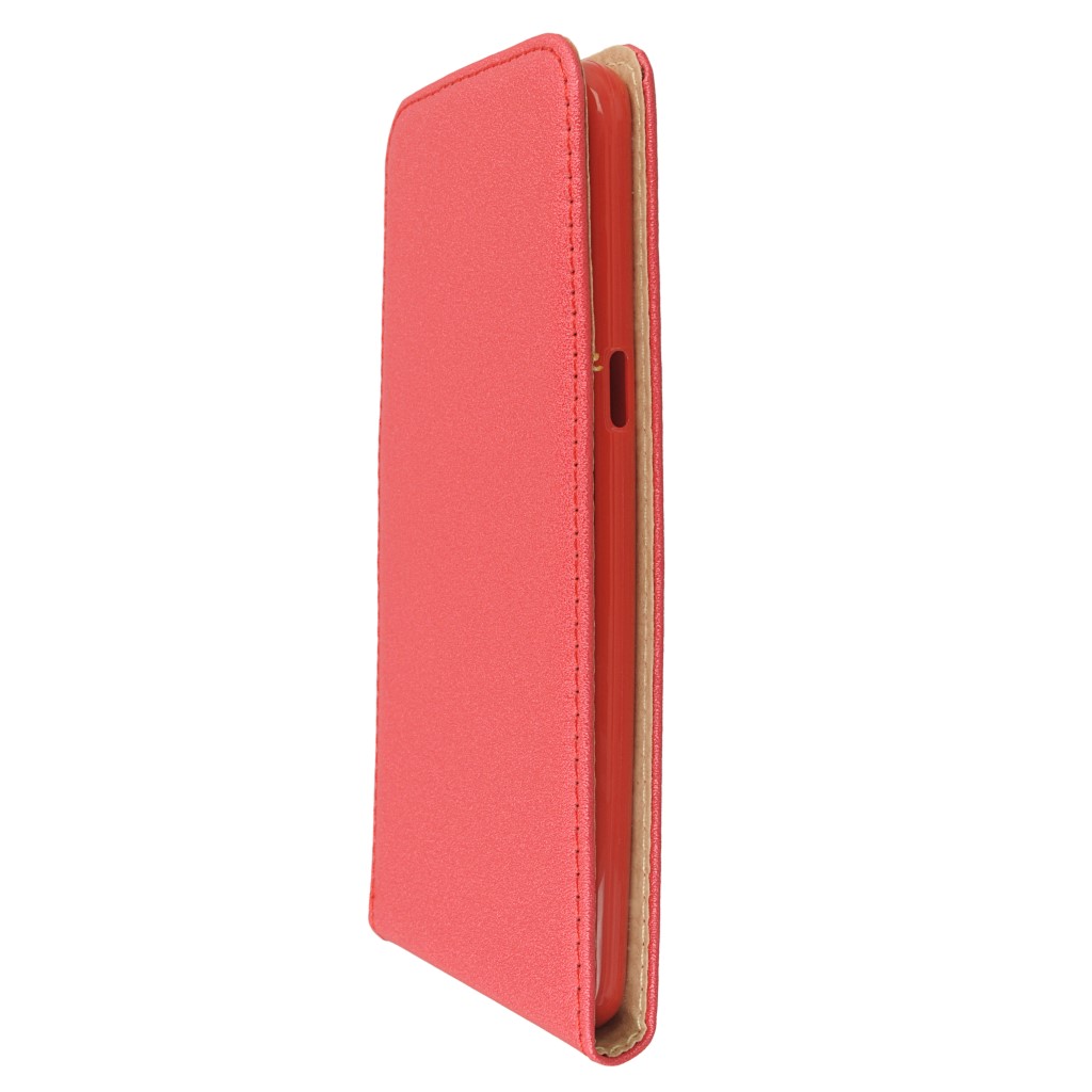 Pokrowiec z klapk na magnes Prestige Slim Flexi czerwony SAMSUNG Galaxy S8+ / 5