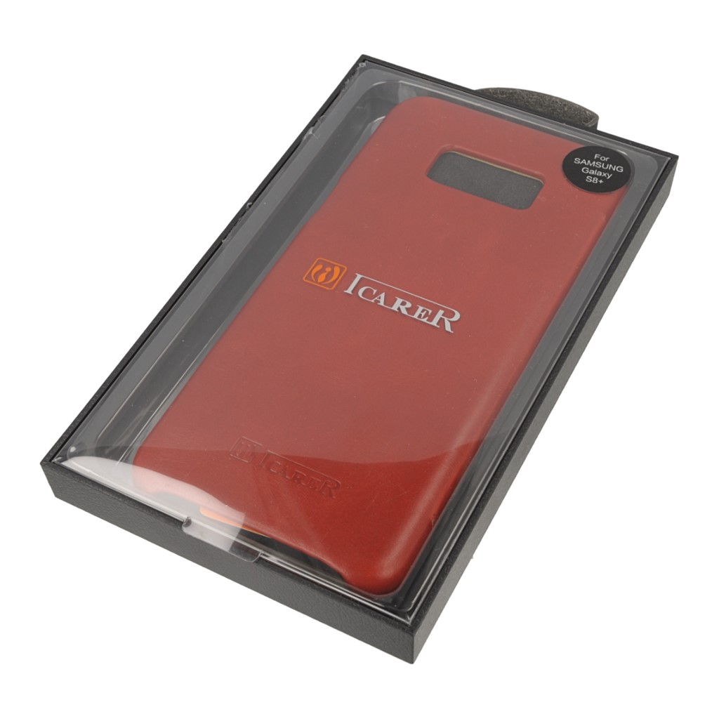 Pokrowiec Etui iCarer Vintage czerwony SAMSUNG Galaxy S8+ / 8