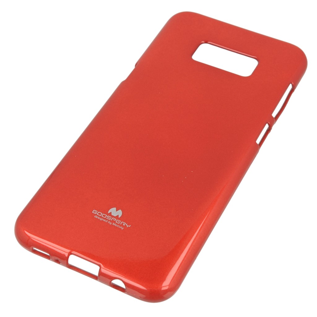 Pokrowiec etui silikonowe Mercury JELLY CASE czerwone SAMSUNG Galaxy S8+