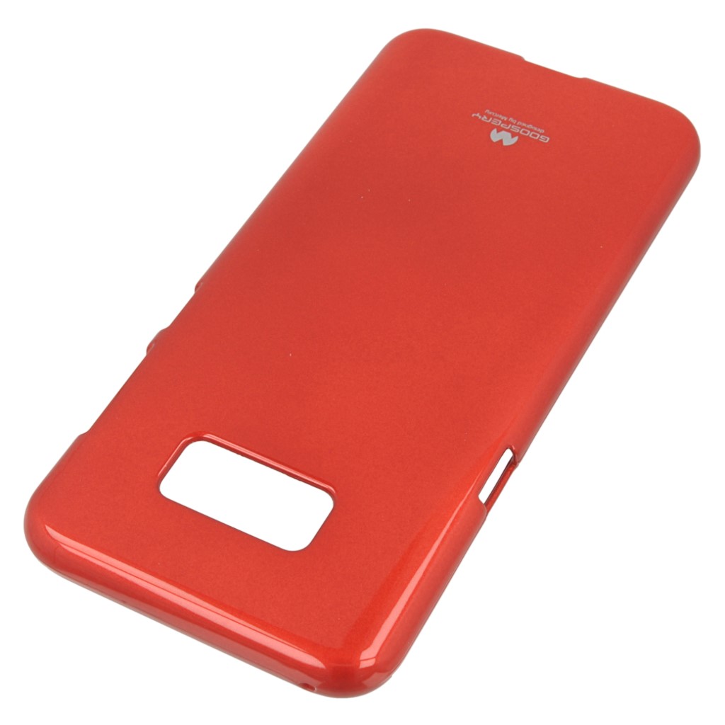 Pokrowiec etui silikonowe Mercury JELLY CASE czerwone SAMSUNG Galaxy S8+ / 2