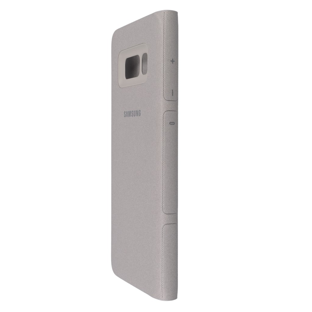 Pokrowiec etui oryginalne LED View Cover EF-NG955PSEGWW srebrne SAMSUNG Galaxy S8+ / 10