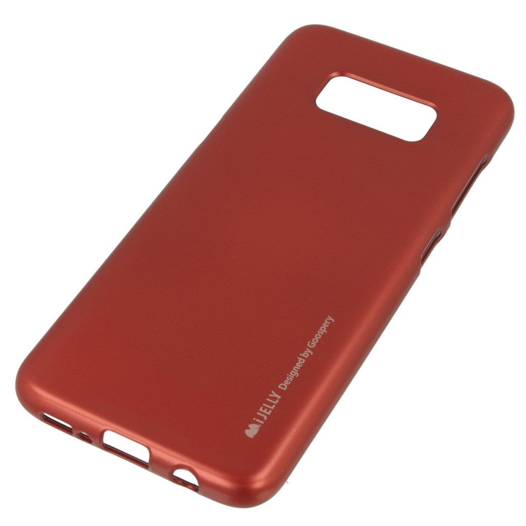 Pokrowiec etui silikonowe iJelly czerwone SAMSUNG Galaxy S8+