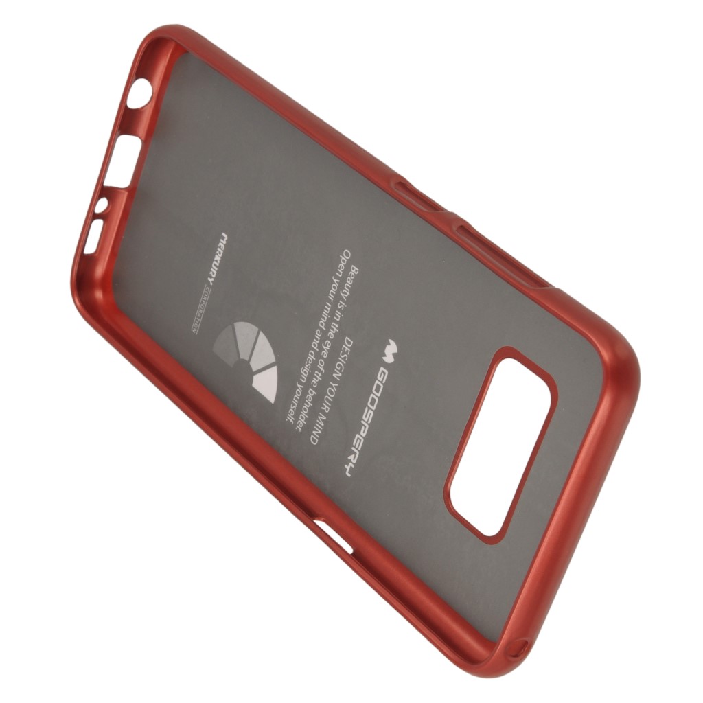 Pokrowiec etui silikonowe iJelly czerwone SAMSUNG Galaxy S8+ / 4