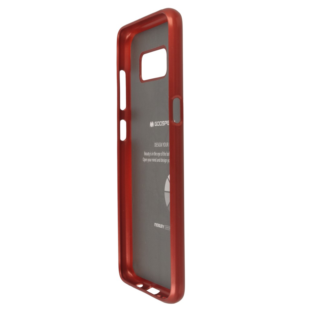 Pokrowiec etui silikonowe iJelly czerwone SAMSUNG Galaxy S8+ / 7