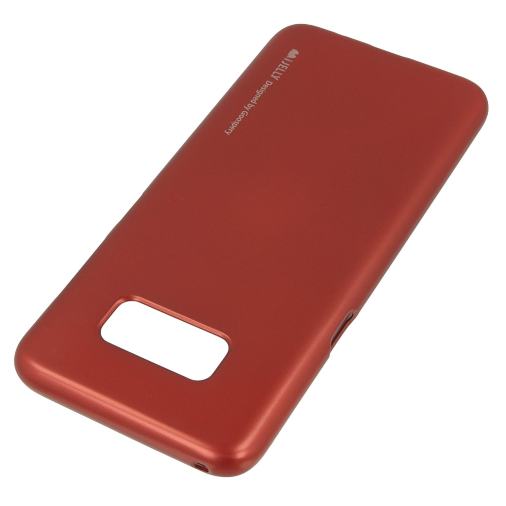 Pokrowiec etui silikonowe iJelly czerwone SAMSUNG Galaxy M21 / 2