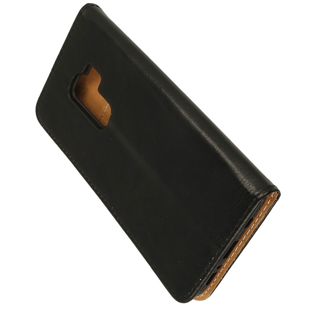 Pokrowiec etui skrzane Flexi Book Special czarne SAMSUNG Galaxy S9 Plus / 6