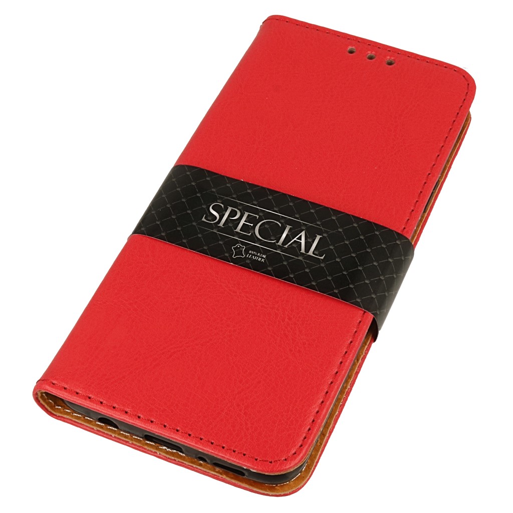 Pokrowiec etui skrzane Flexi Book Special czerwone SAMSUNG Galaxy S9 Plus / 2