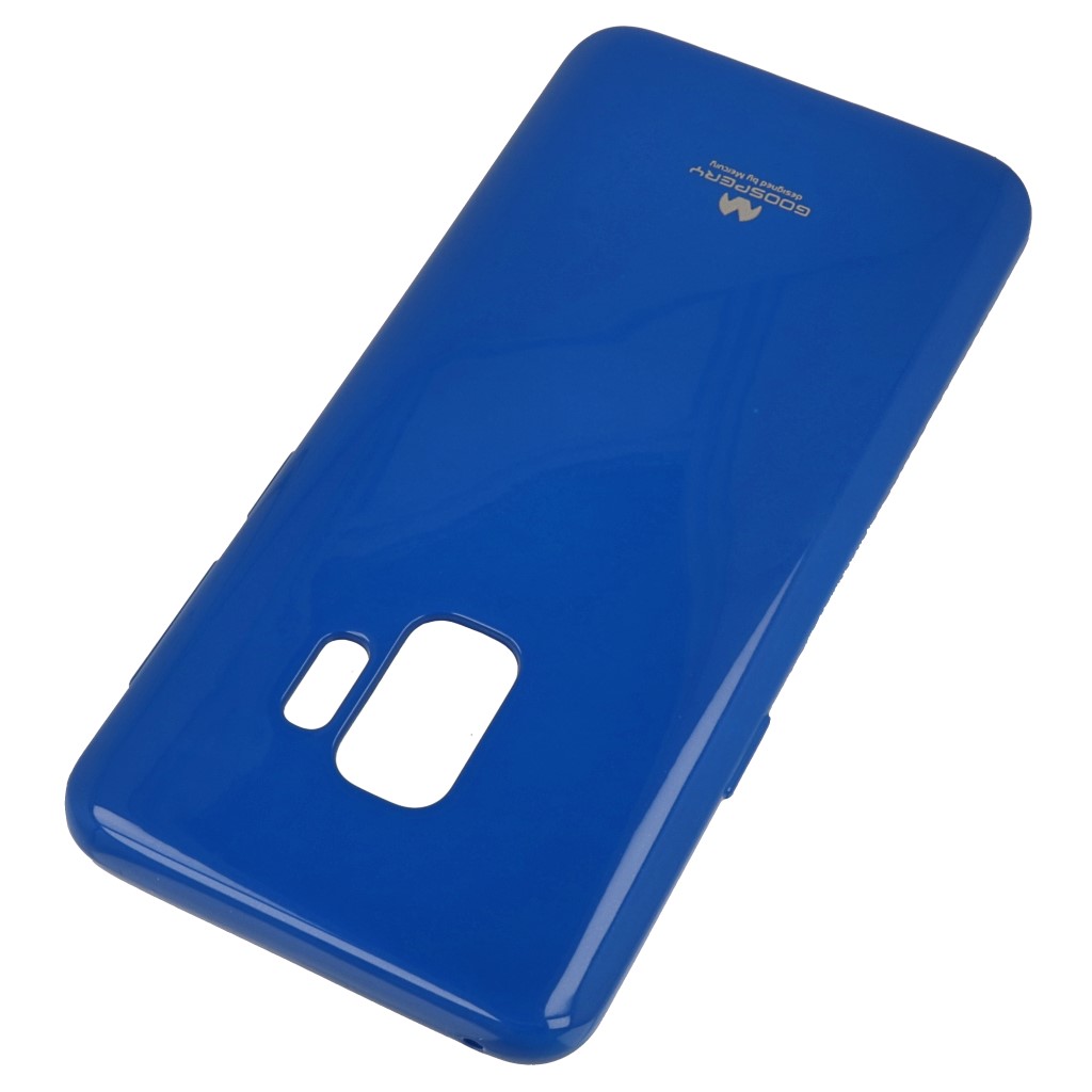 Pokrowiec etui silikonowe Mercury JELLY CASE niebieskie SAMSUNG Galaxy S9 / 3