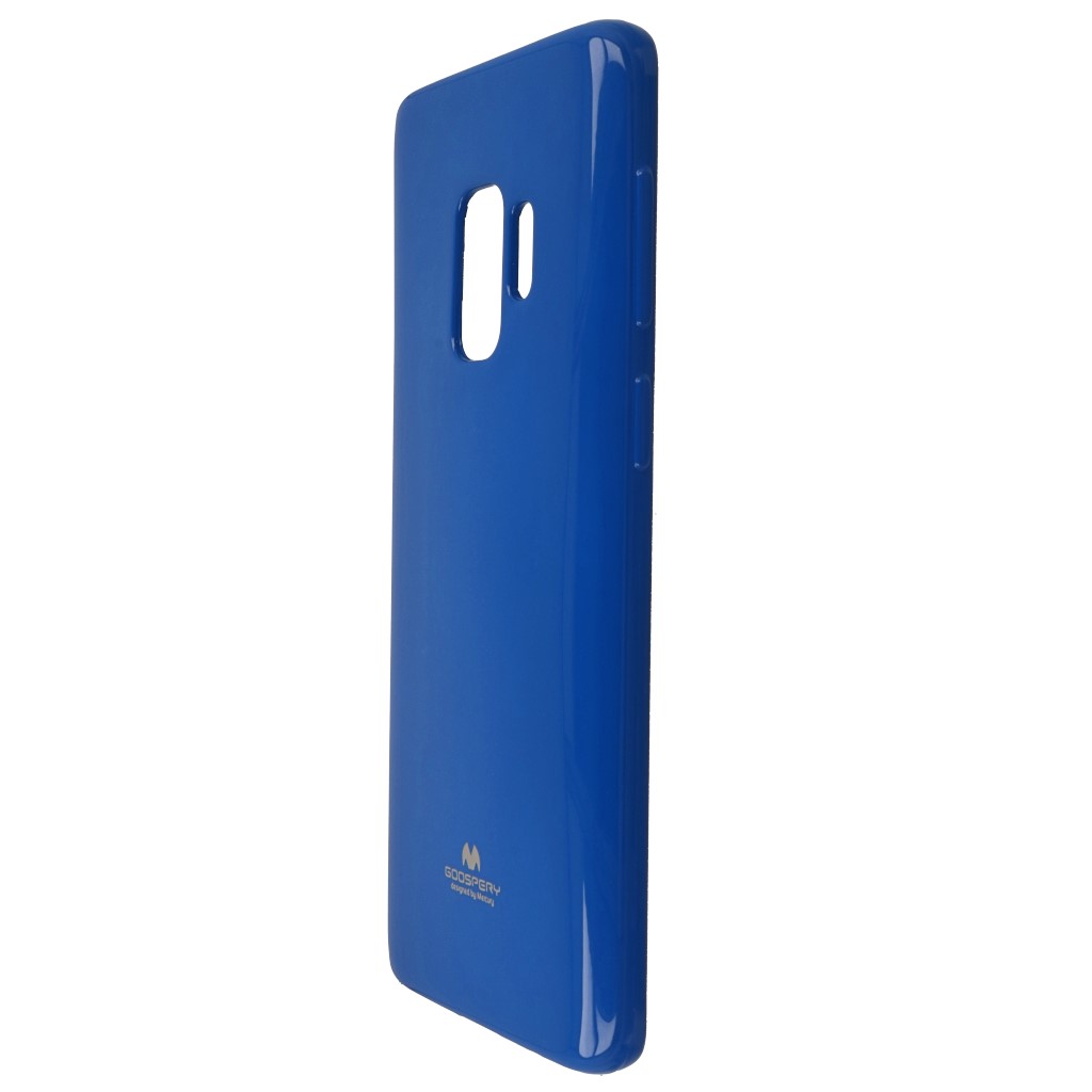 Pokrowiec etui silikonowe Mercury JELLY CASE niebieskie SAMSUNG Galaxy S9 / 5