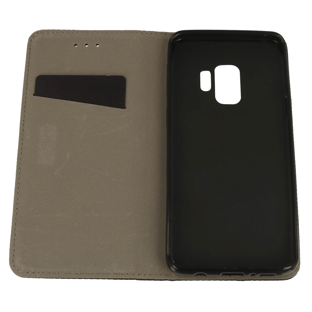 Pokrowiec etui z klapk Magnet Book czarne SAMSUNG Galaxy S9 / 2