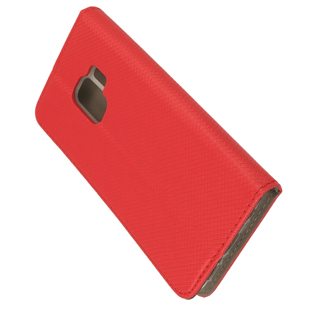 Pokrowiec etui z klapk Magnet Book czerwone SAMSUNG Galaxy S9 / 4