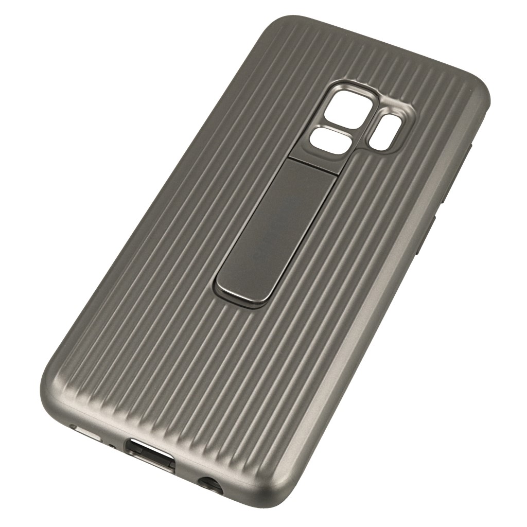 Pokrowiec etui oryginalne Protective Standing Cover srebrne SAMSUNG Galaxy S9