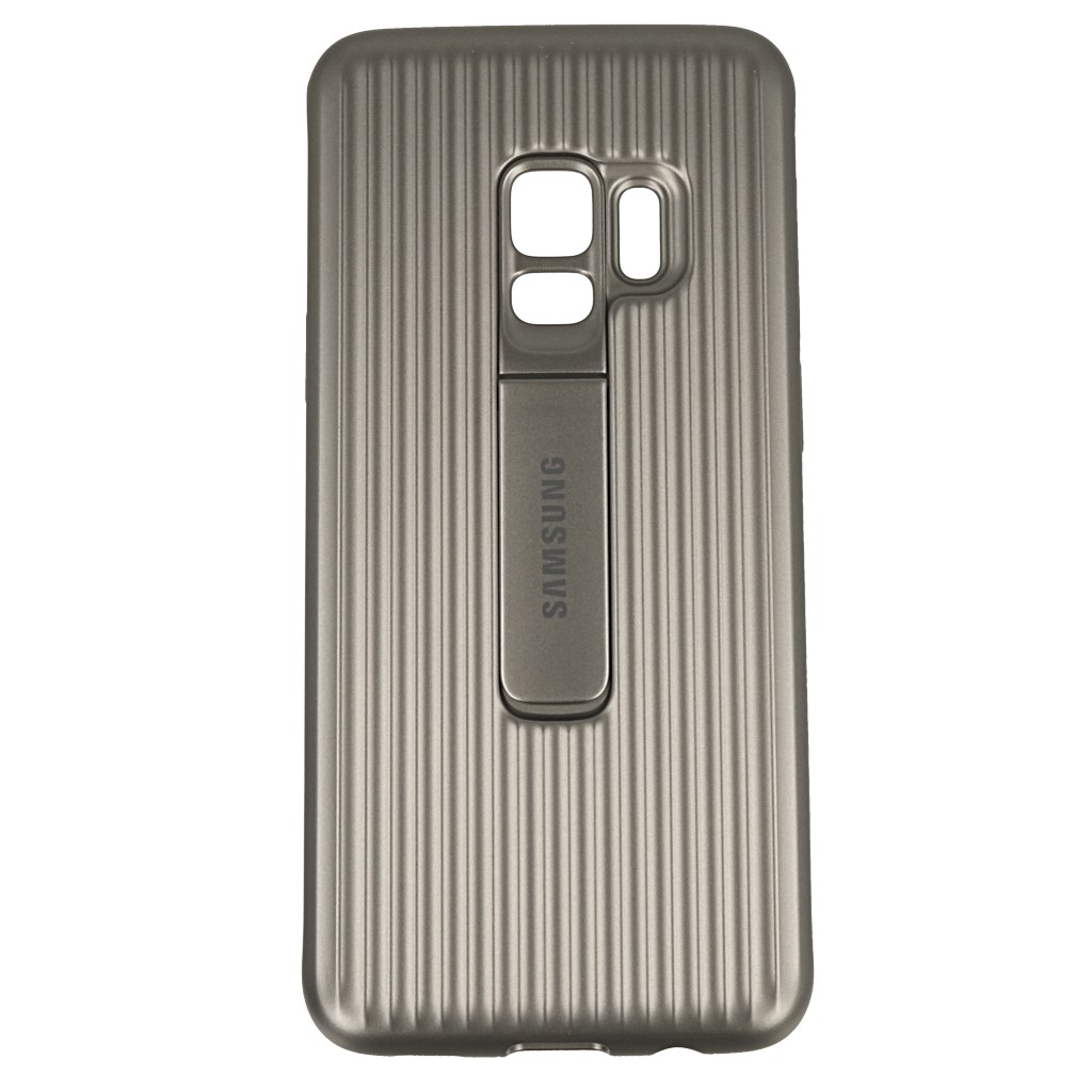 Pokrowiec etui oryginalne Protective Standing Cover srebrne SAMSUNG Galaxy S9 / 4