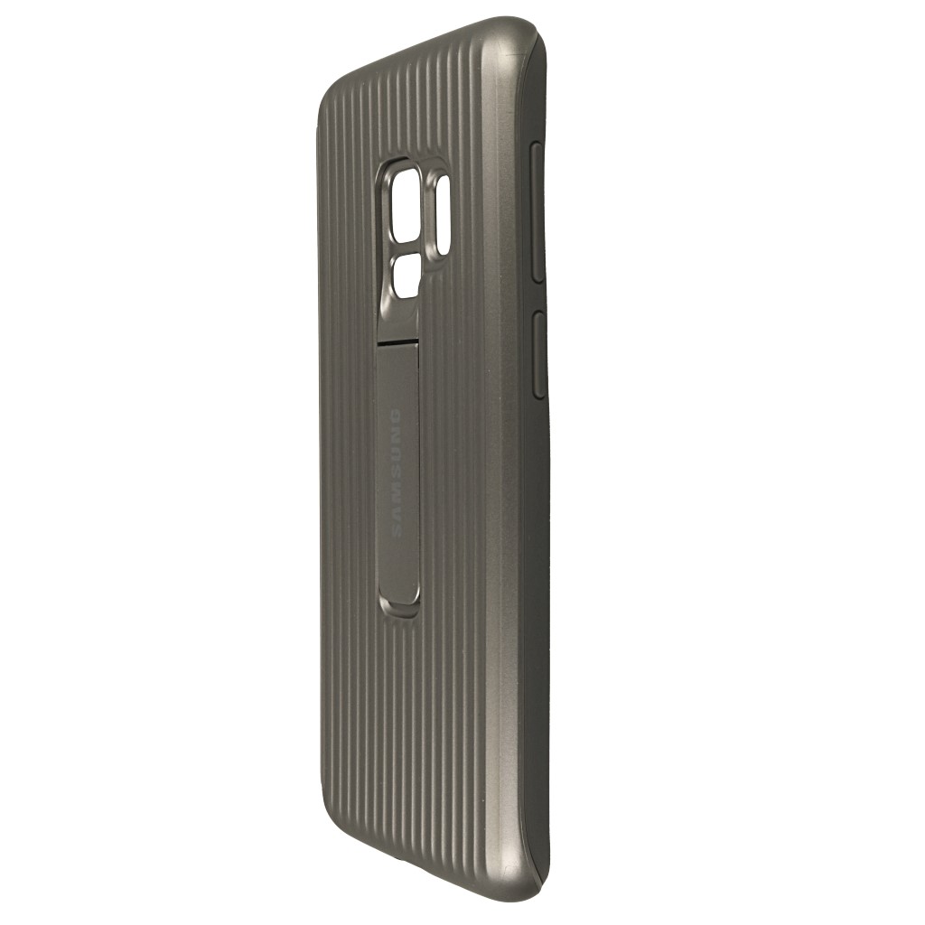 Pokrowiec etui oryginalne Protective Standing Cover srebrne SAMSUNG Galaxy S9 / 6