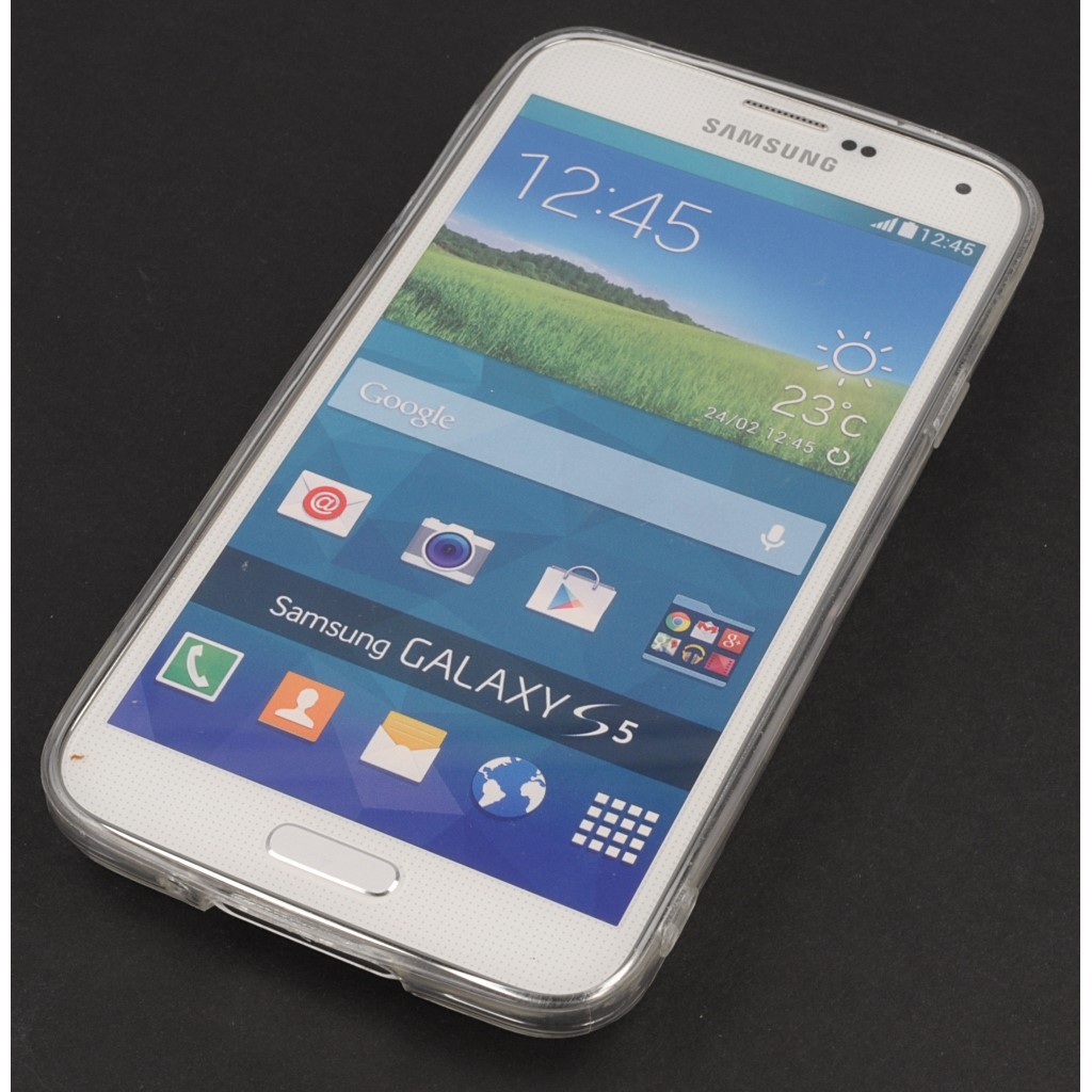 Pokrowiec etui elowe Ruchome Oczka Banany SAMSUNG SM-G900F Galaxy S5 / 3