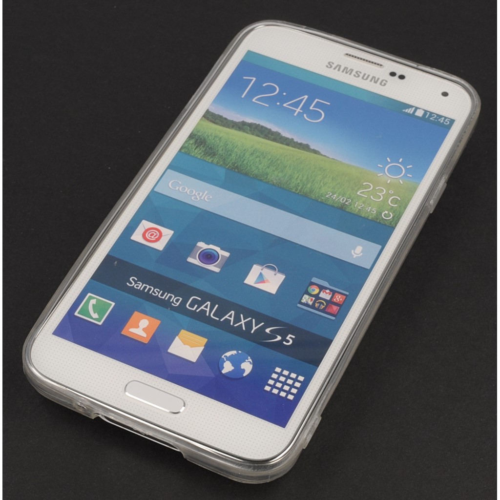 Pokrowiec etui elowe Ruchome Oczka Frytki SAMSUNG Galaxy S5 Neo / 3