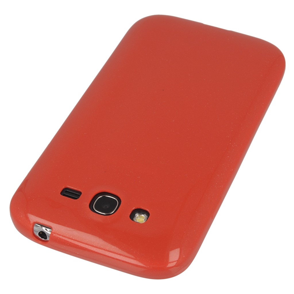 Pokrowiec silikonowe etui BACK CASE czerwone SAMSUNG GT-i9060 Galaxy Grand Neo / 2