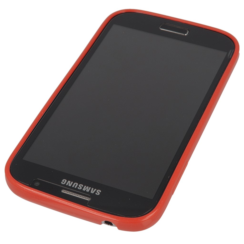 Pokrowiec silikonowe etui BACK CASE czerwone SAMSUNG GT-i9060 Galaxy Grand Neo / 4