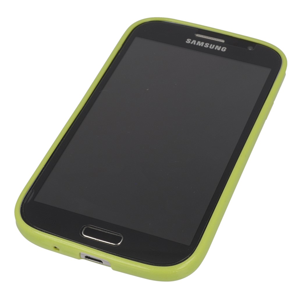 Pokrowiec silikonowe etui BACK CASE limonkowe SAMSUNG Galaxy Ace 4 LTE / 3