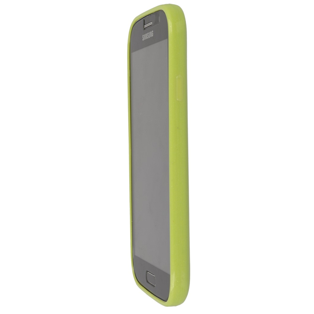 Pokrowiec silikonowe etui BACK CASE limonkowe SAMSUNG Galaxy Ace 4 LTE / 5