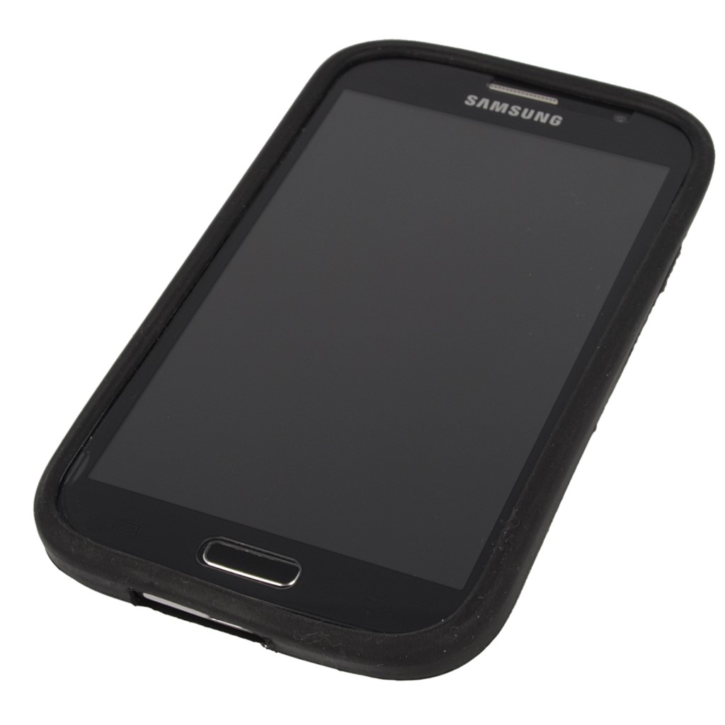 Pokrowiec etui silikonowe 3D M&M czarne SAMSUNG Galaxy Grand GT-i9080 / 3