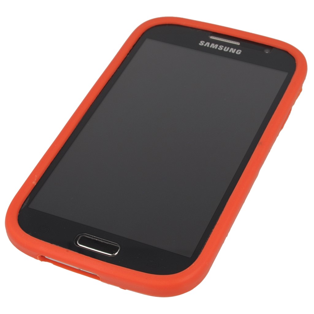Pokrowiec etui silikonowe 3D M&M czerwone SAMSUNG Galaxy Grand GT-i9080 / 3