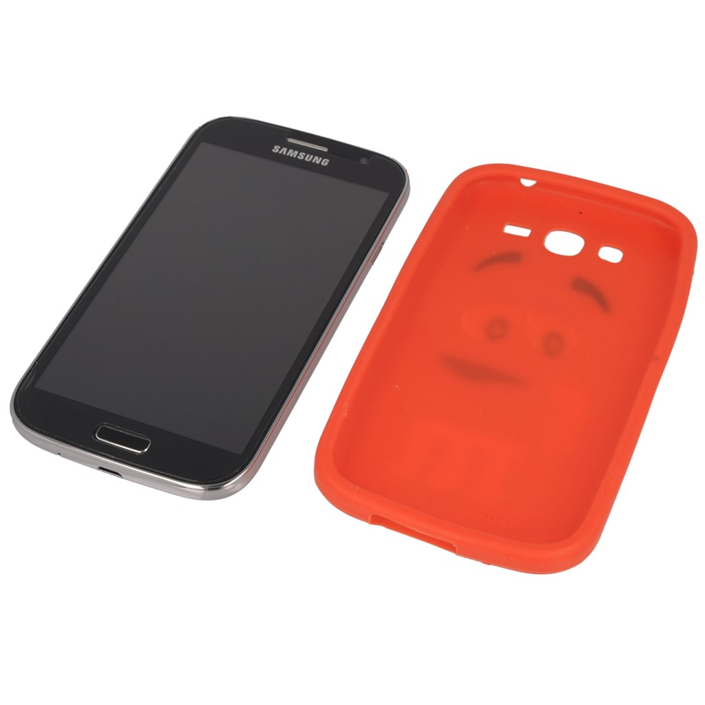 Pokrowiec etui silikonowe 3D M&M czerwone SAMSUNG Galaxy Grand GT-i9080 / 10