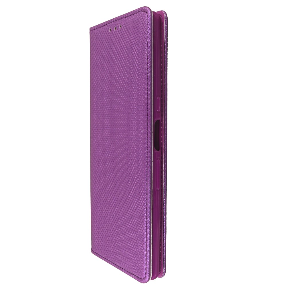 Pokrowiec etui z klapk Magnet Book fioletowe SONY Xperia 10 Plus / 6