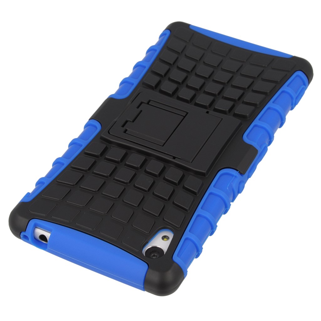 Pokrowiec etui pancerne Hybrid Case niebieski NOKIA Lumia 930 / 2