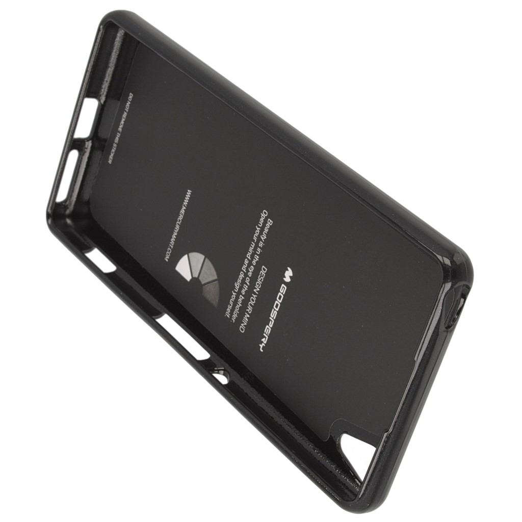 Pokrowiec etui silikonowe Mercury JELLY CASE czarne Xiaomi Mi Note 10 Pro / 4