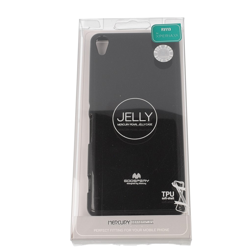 Pokrowiec etui silikonowe Mercury JELLY CASE czarne Xiaomi Mi Note 10 Pro / 8
