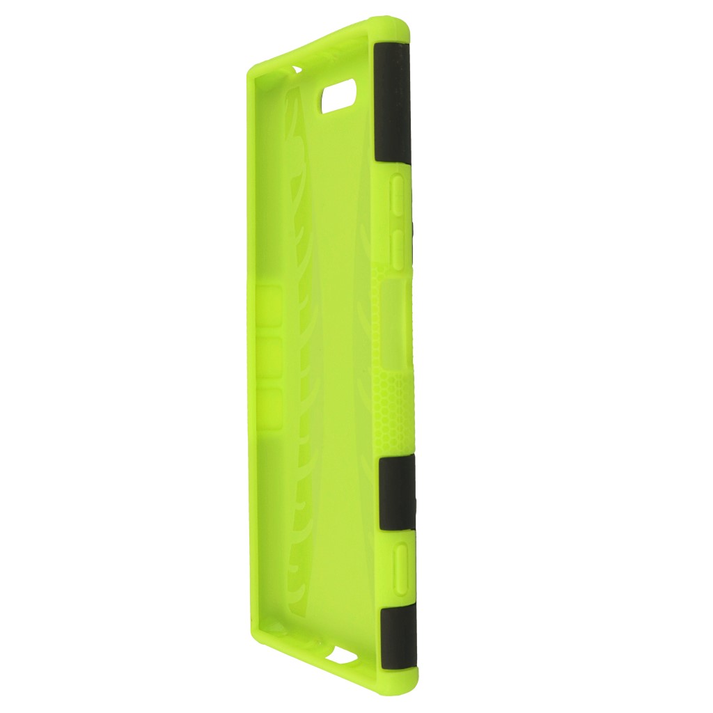 Pokrowiec etui pancerne Hybrid Case zielone NOKIA Lumia 630 / 5