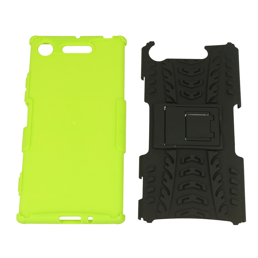 Pokrowiec etui pancerne Hybrid Case zielone NOKIA Lumia 630 / 7