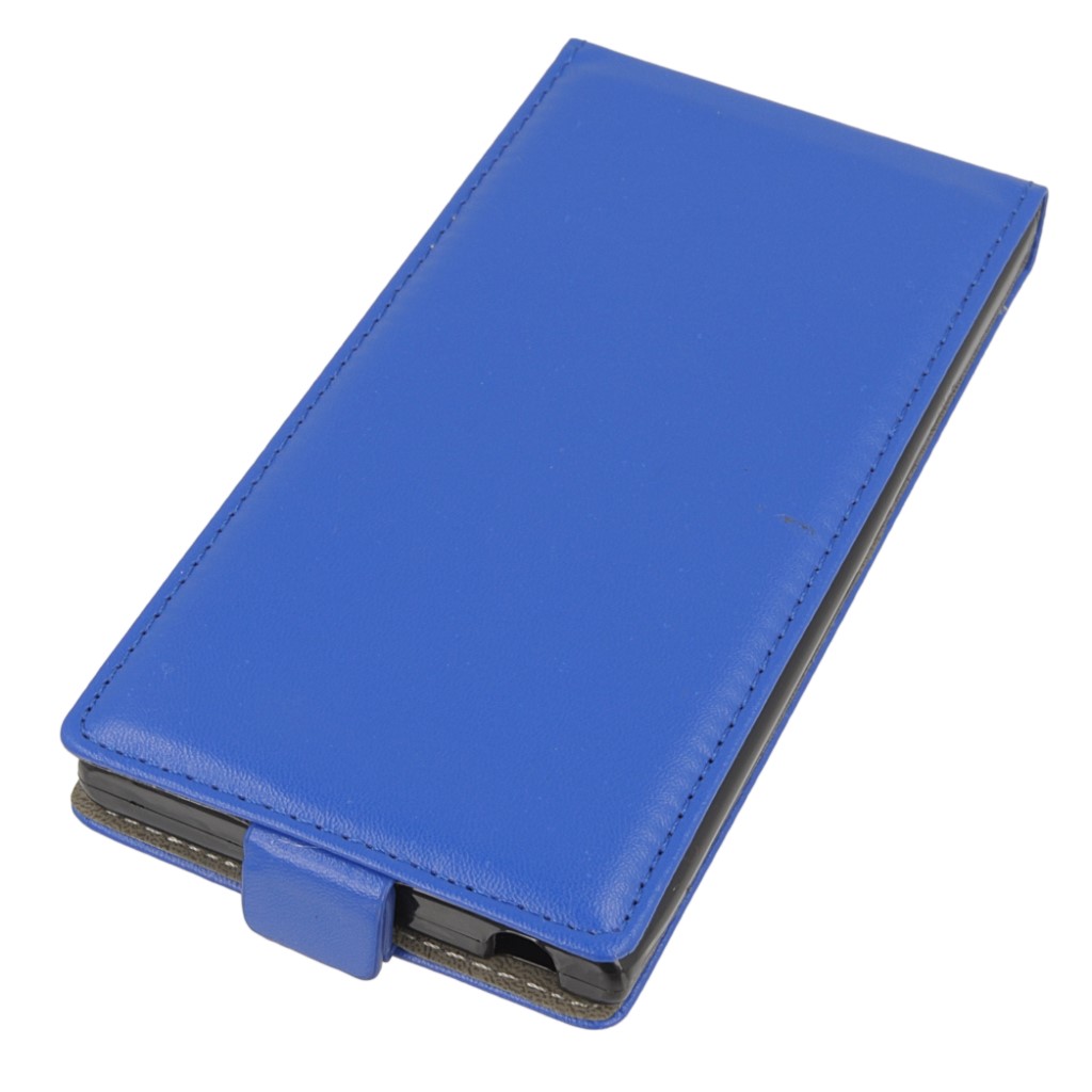 Pokrowiec z klapk na magnes Prestige Slim Flexi niebieski SONY Xperia XZ / 3