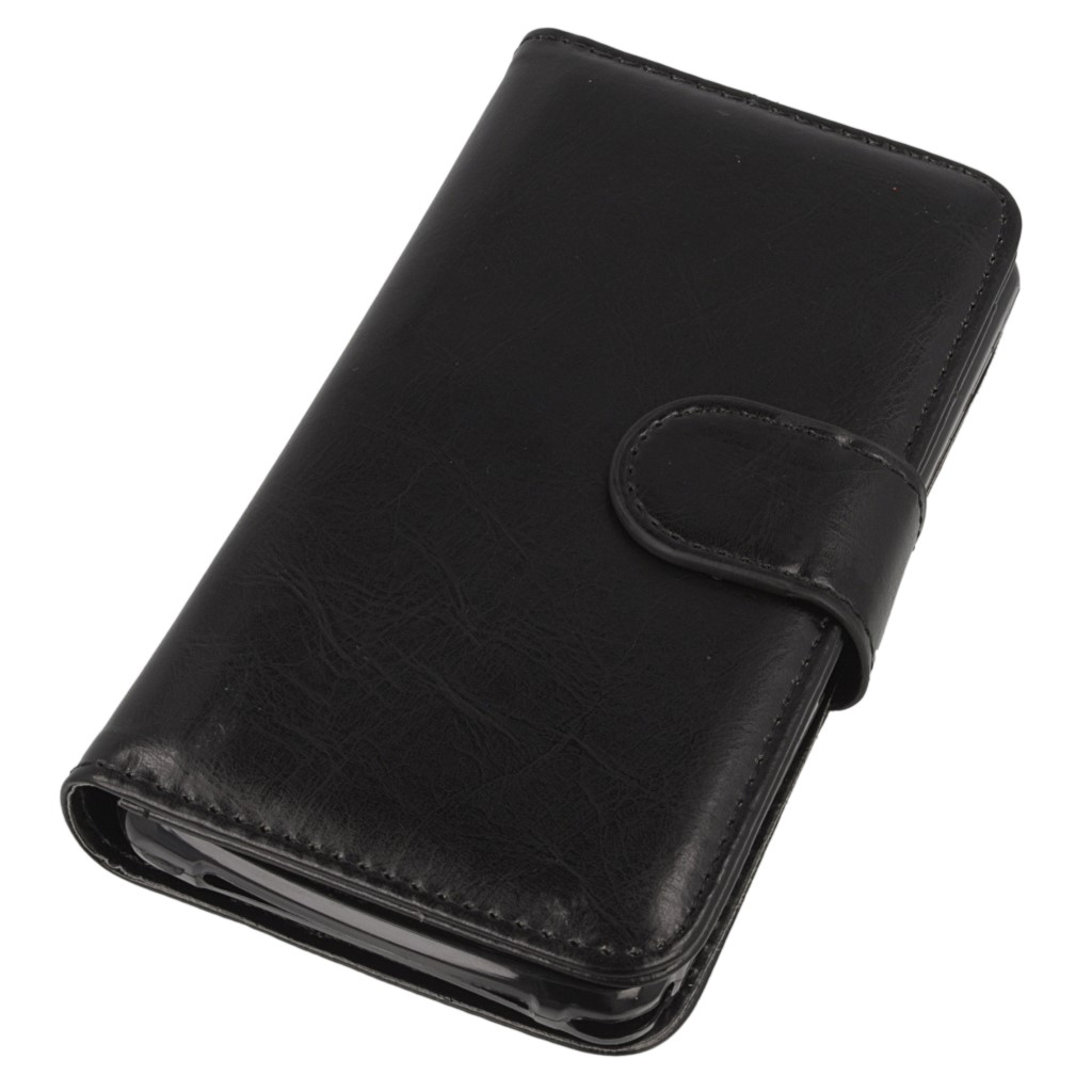 Pokrowiec etui Wallet 2w1 Zipper czarny SONY Xperia Z1 Compact / 2