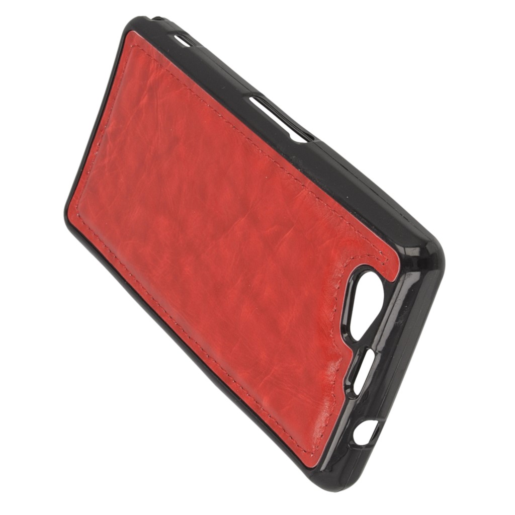 Pokrowiec etui Wallet 2w1 Zipper czerwony SONY Xperia Z1 Compact / 9