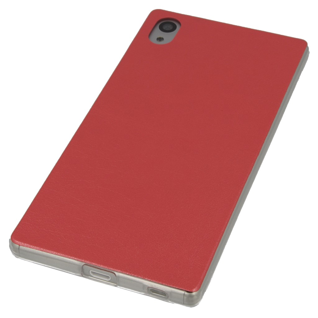 Pokrowiec etui silikonowe 0.3mm JELLY CASE SKRA czerwone SONY Xperia Z5