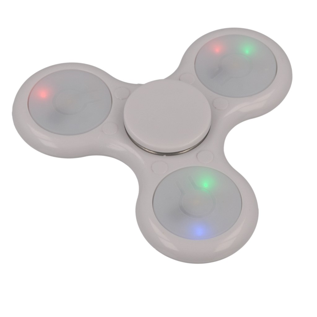 Spinner wieccy LED biay / 6