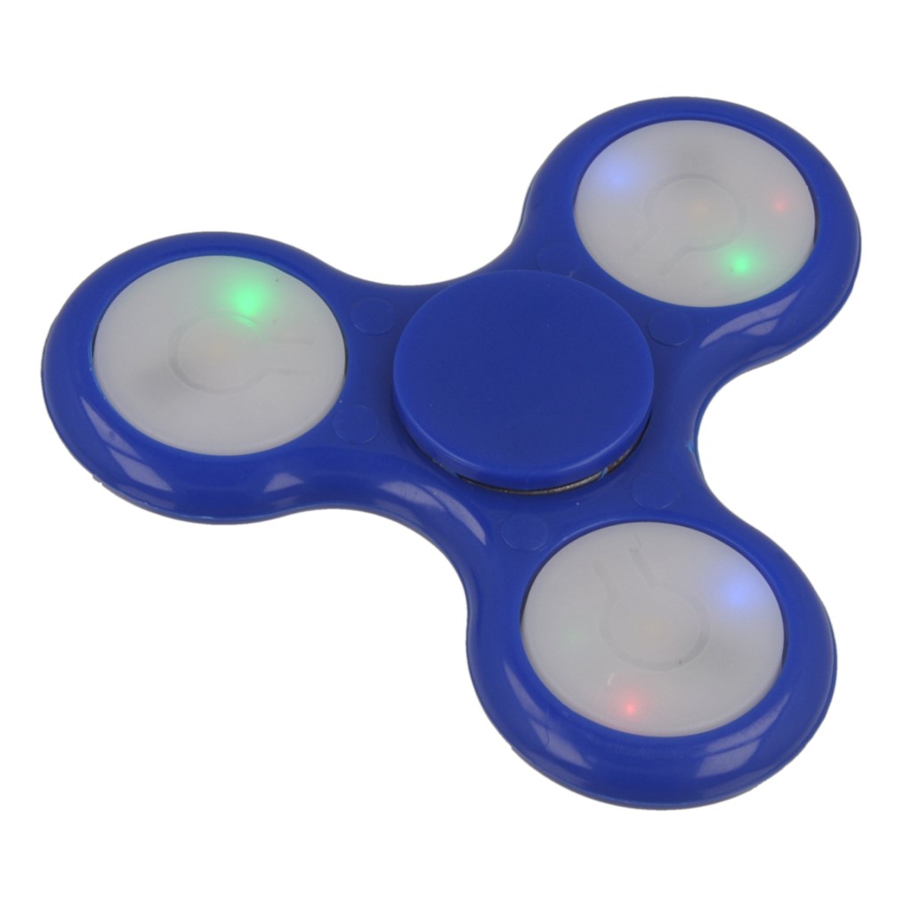 Spinner wieccy LED niebieski / 7